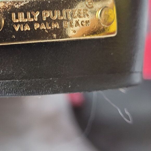 Lilly Pulitzer Phipps Slide Patent Leather Sandals 8 Princess Pink Shoes Flats - Picture 8 of 9